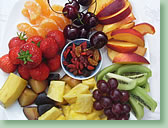 Vegan fruit platter